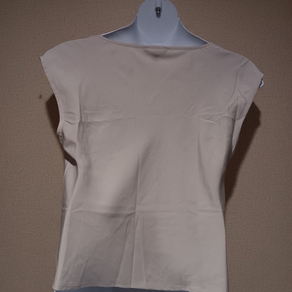 Banana Republic Cream Blouse Size M New - Picture 3 of 4